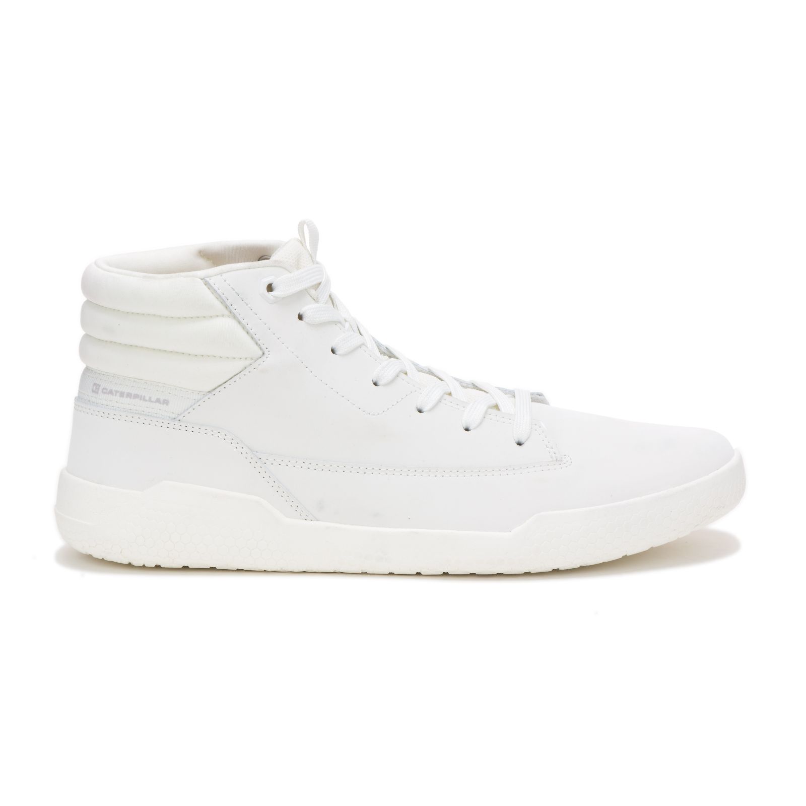 Caterpillar Code Hex Hi - Mens Sneakers - White - NZ (120LYUJEZ)